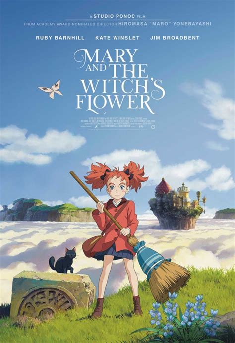 mary and the witch s flower first us trailer and poster are magical