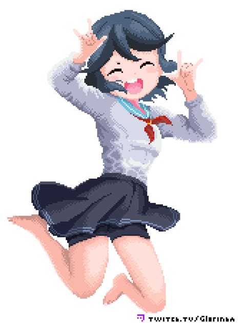 Artstation Anime Girl Pixel Art