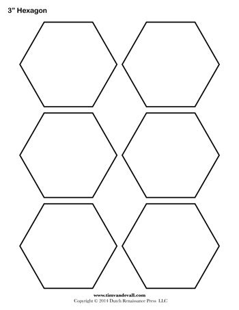 penting   hexagon template brosur wisata