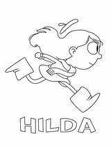 Hilda Netflix sketch template