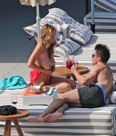 Model Rhian Sugden Topless Sunbathing In Ibiza Scandal