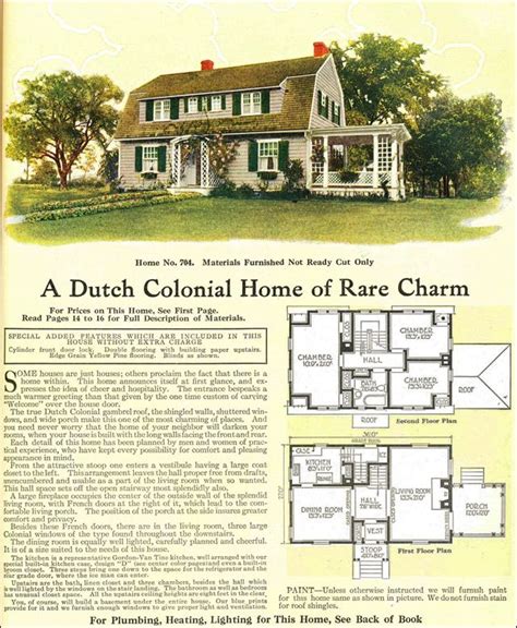 pin  nevin harshman  dreamhome retro dutch colonial homes vintage house plans colonial
