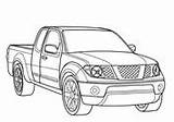 Nissan Coloring Frontier Pages Hybrid Altima sketch template
