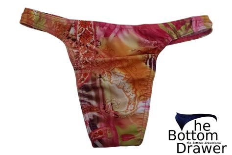 Review Kiniki Print Thong Lotus The Bottom Drawer