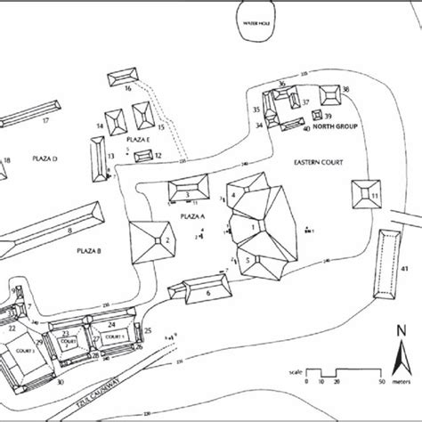 map showing  location  pacbitun   upper belize valley