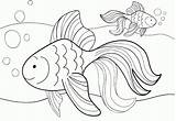 Ryby Kolorowanki Dzieci Druku Zwierzętami sketch template