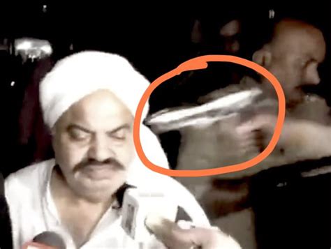 chilling video captures moment indian gangster atiq ahmed