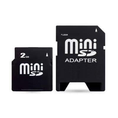 mini sd  card adapter memory card gb minisd  memory cards  computer office