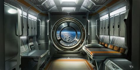 Ender’s Game Concept Art By Robert Simons Spaceship Interior Game