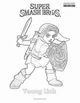 Smash Bros sketch template