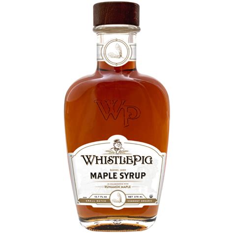 whistlepig runamok maple launch barrel aged maple syrup craft
