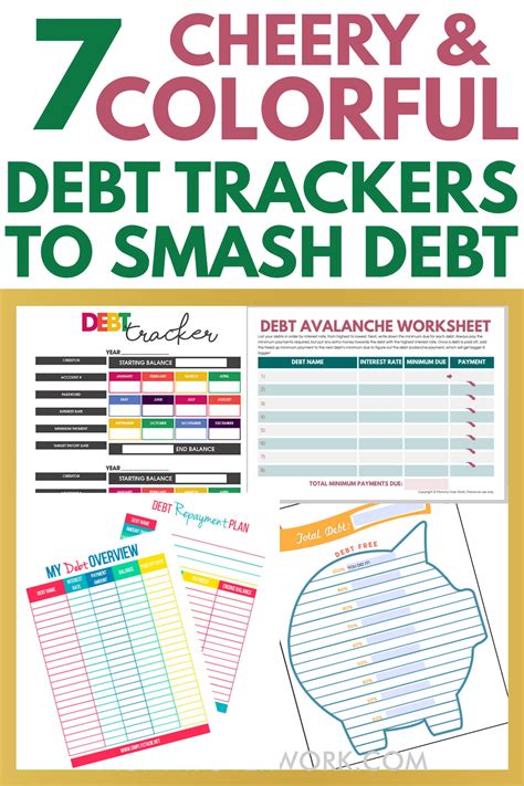 debt trackers       red