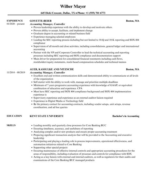 accounting manager resume sample ojokqrhgd