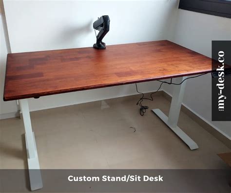 custom solid wood standing desk study desk standing work desk
