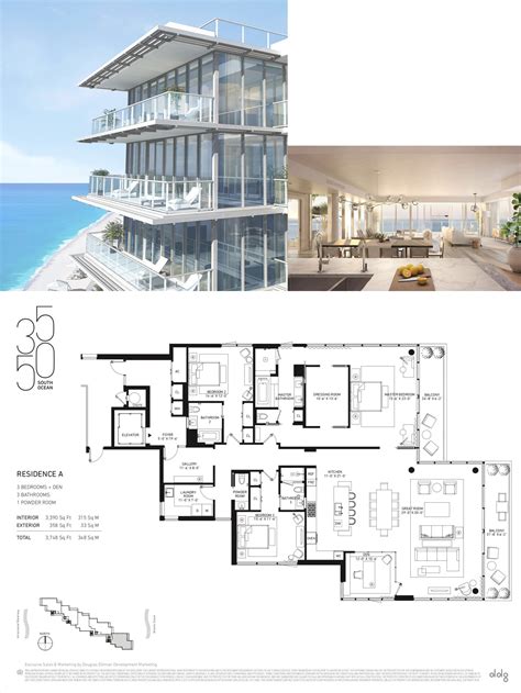 south ocean palm beach residence  beach floor plans condo floor plans penthouse