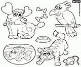 Pets Coloring 250px 14kb sketch template