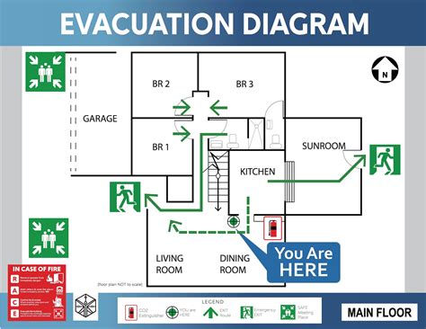 personalized emergency evacuation plan fire scape route etsy canada