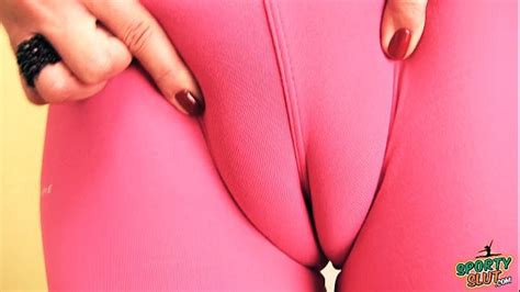 perfect cameltoe pussy in tight spandex working out ass xvideos