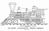 Drawing Steam Locomotive Train Railway Model Trains Blueprints Toronto Association Historical Drawings Railroad Engine Gauge Ca Old Trha Designs First sketch template