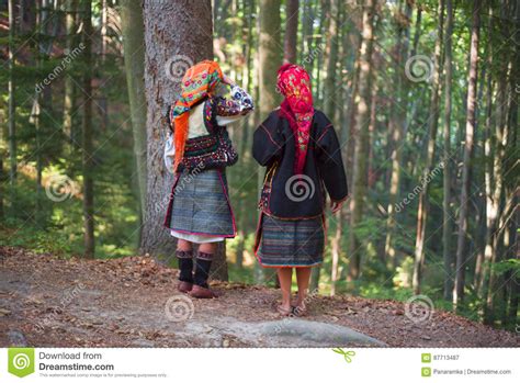 Gutsulka In The Carpathian Forest Editorial Photography Image Of