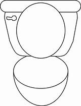 Potty Clipart Clip Toilet Cliparts Library sketch template