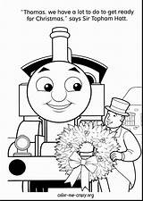 Thomas Coloring Pages Christmas Train Engine Printable Getcolorings Getdrawings sketch template