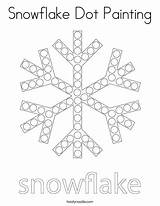 Dot Snowflake Painting Coloring Noodle Winter Pages Twisty Activities Kids Twistynoodle Preschool Snowflakes Tip Favorites Login Add Print Cursive Theme sketch template