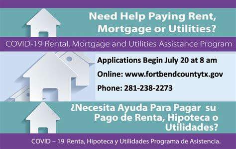 covid  rental mortgage  utilities assistance program fort bend