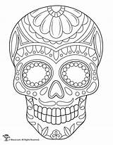 Calaveras Skulls Mexicanas Calavera Woojr Colouring Calaveritas Totenkopf Suger Teschio Woo Ausmalbilder Erwachsene Tatuaggi Colorare Mascaras Teschi Azucar Opere Disegni sketch template