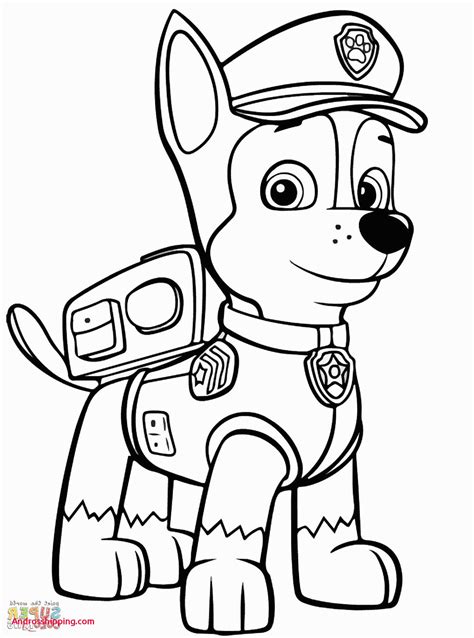 rocky paw patrol coloring page youngandtaecom   paw patrol