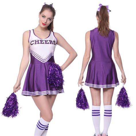 xs xl sexy high school cheerleader costume cheer girls uniform
