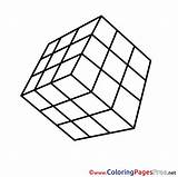 Pages Cube Coloring Printable Rubik Colouring Sheet Rubiks Sheets School Kids Title Hits Coloringpagesfree sketch template