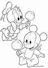 Coloring Pages Disney Baby Kids Mickey Babies Cotton Donald Candy Duck Mouse Print Eating Cartoons Gif Printable Comments Popular Book sketch template