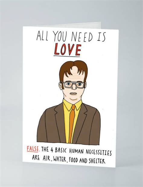 Kevins My Funny Valentine Meme Valentines Cards The Office The Office