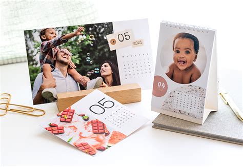 bordkalender med fotos design din egen arbejdskalender