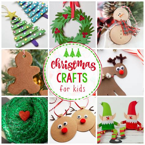 easy christmas crafts  kids crazy  projects
