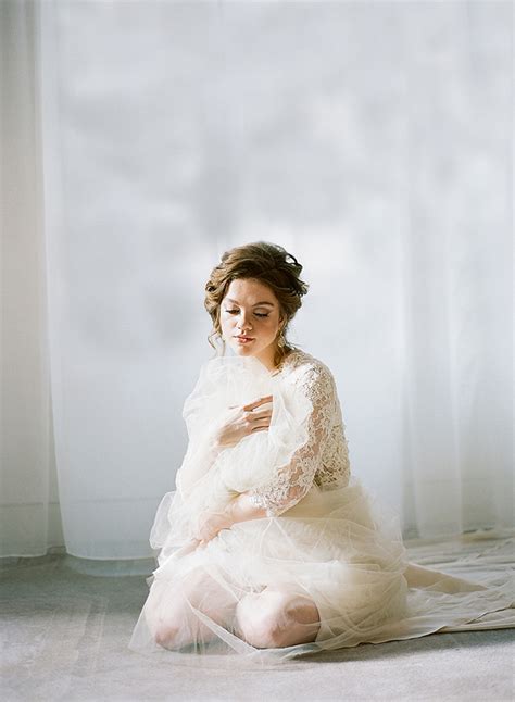 Romantic Film Bridal Portrait Session Glamour And Grace