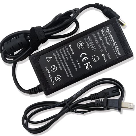 volt  amp    ac adapter charger power supply cord  acer benq lcd monitor mm