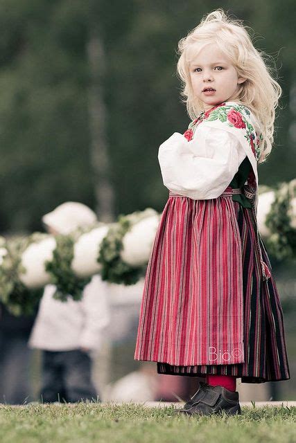 A Swedish Girl Wearing Traditional Costume Dalarna Sweden By Bjö© On