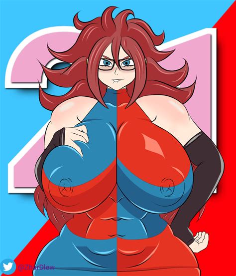 Rule 34 1girls Android 21 Android 21 Human Big Breasts Dragon Ball