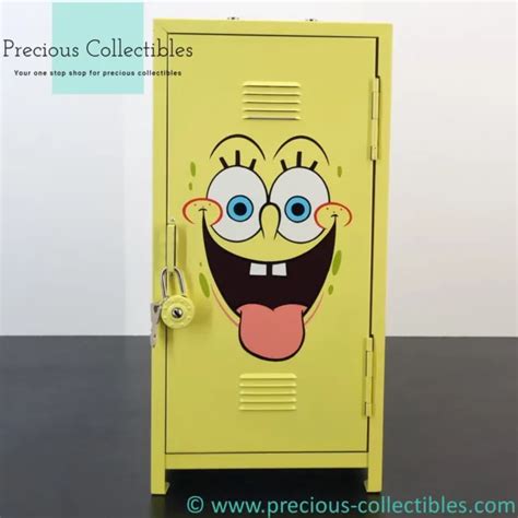 extremely rare vintage spongebob squarepants metal locker  picclick