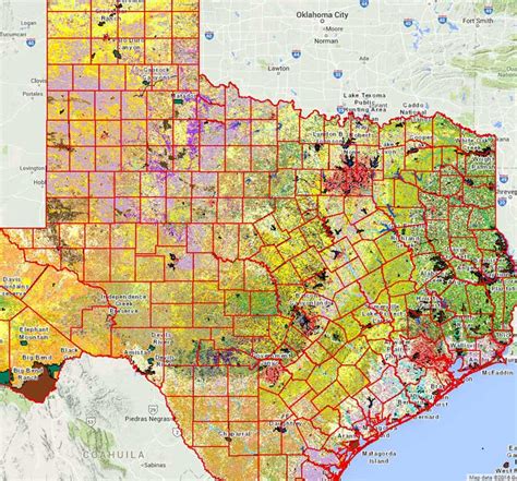 texas property map printable maps