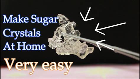 crystals  home crystallization  sugar easy