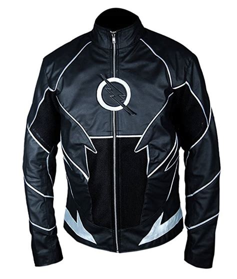 The Flash Barry Allen Black Leather Jacket Grant Gustin