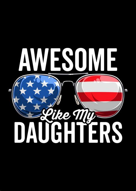 awesome like my daughter poster by abderrazek boumendjel displate