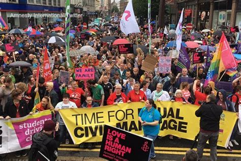 thousands march in belfast for gay marriage on top magazine lgbt news and entertainment