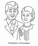 Coloring Parents Pages Grandparents Getcolorings Color Getdrawings sketch template