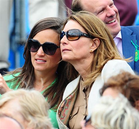 pippa and carole middleton attend an andy murray match photo