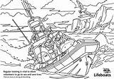 Lifeboat Colouring Drawing Print Children Getdrawings sketch template