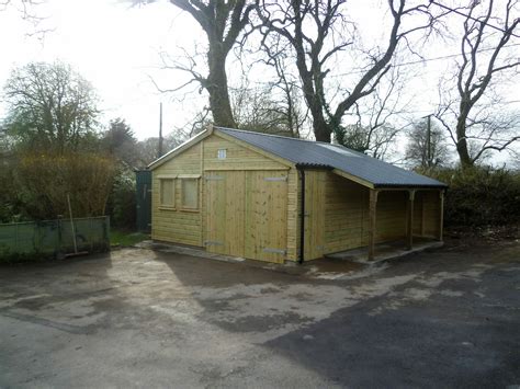 wooden garages timber garages  devon  shields garden